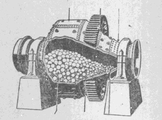 圓周排出型球磨機(jī)結(jié)構(gòu)